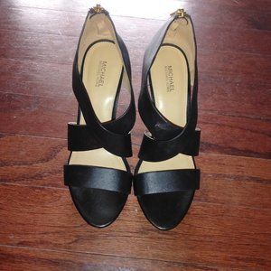 Michael Kors Black Strappy High Heels